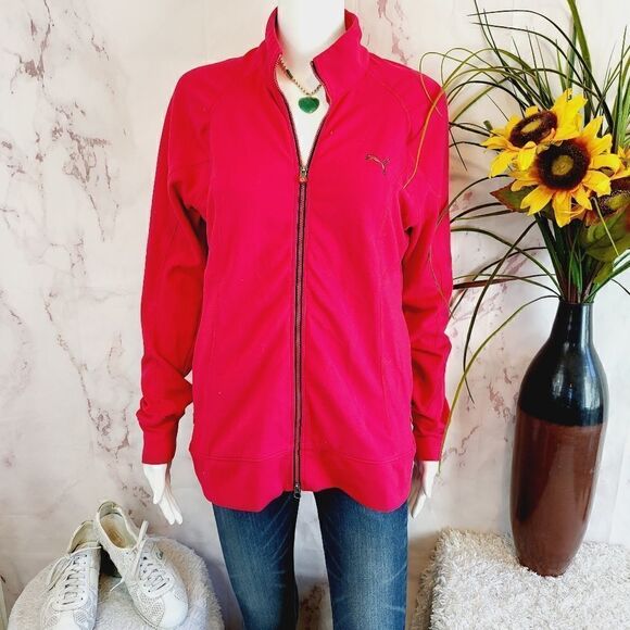 Puma perfect bright berry full zip track jacket - Picture 1 of 7